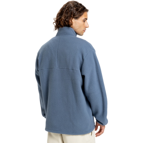 2025 Quiksilver Herre Clean Coast Full Zip Fleece EQYPF03066 - China Blue